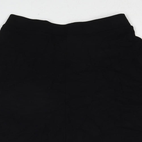 NEXT Womens Black Viscose Swing Skirt Size 10