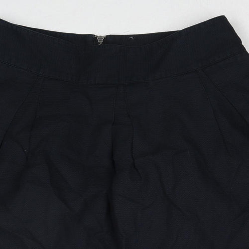 Gap Womens Blue Cotton A-Line Skirt Size 8 Zip