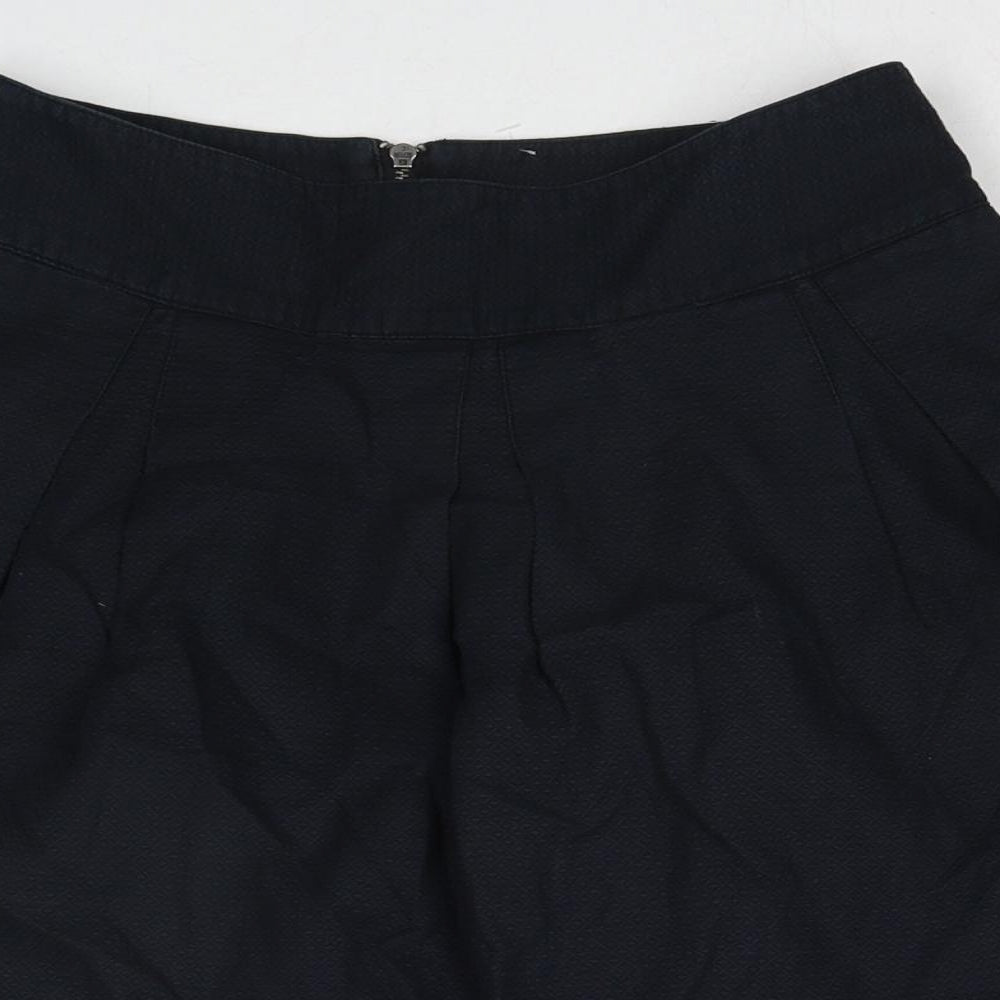 Gap Womens Blue Cotton A-Line Skirt Size 8 Zip