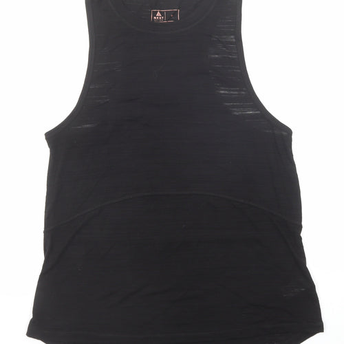 NEXT Womens Black Polyester Pullover Tank Size M Crew Neck Pullover