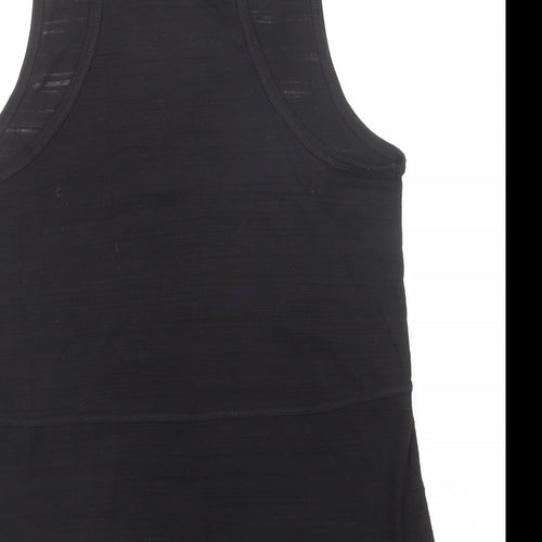 NEXT Womens Black Polyester Pullover Tank Size M Crew Neck Pullover