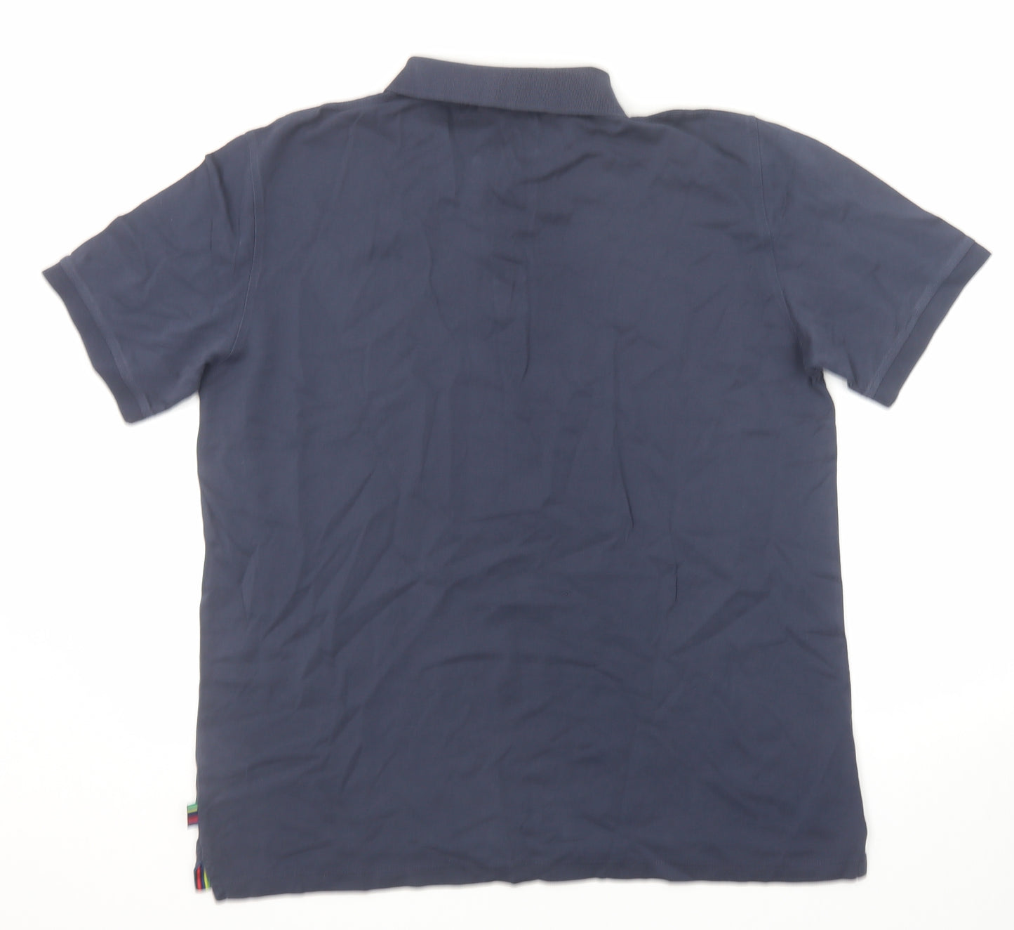 Paul Smith Mens Blue Cotton Polo Size 2XL Collared Button