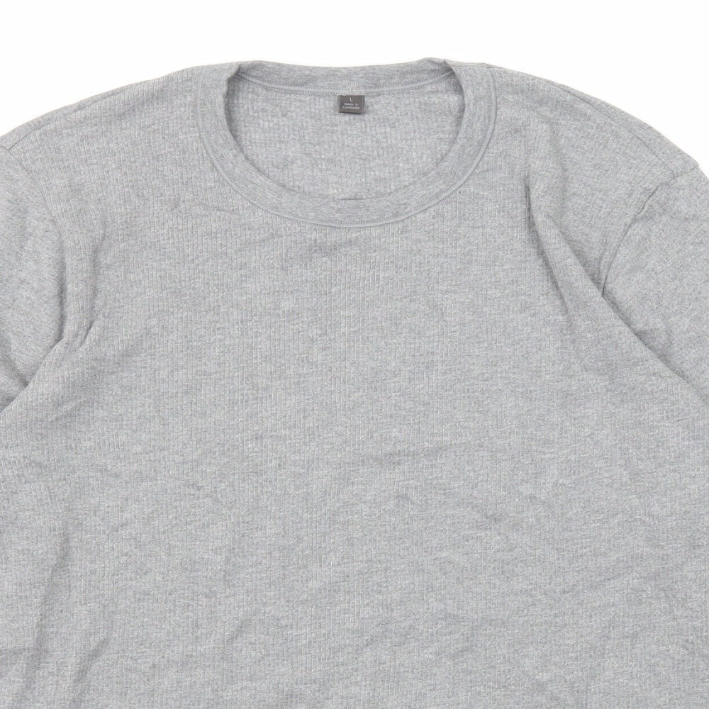 Marks and Spencer Mens Grey Cotton Pullover Sweatshirt Size L
