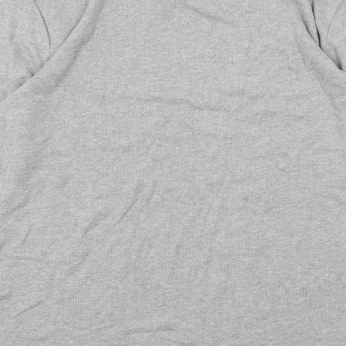 Marks and Spencer Mens Grey Cotton Pullover Sweatshirt Size L