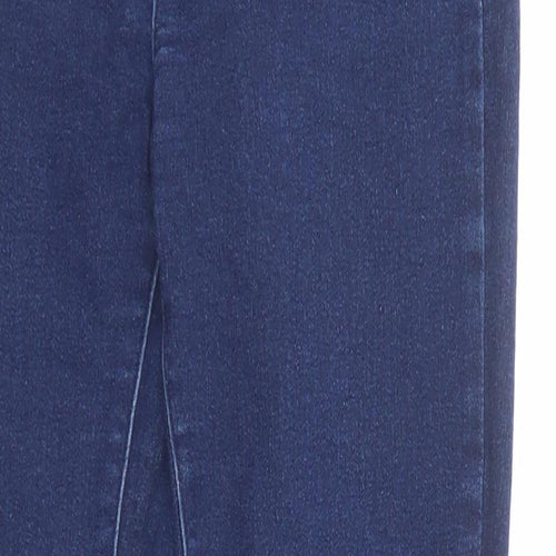 Levi's Girls Blue Cotton Jegging Jeans Size 12 Years Regular Zip