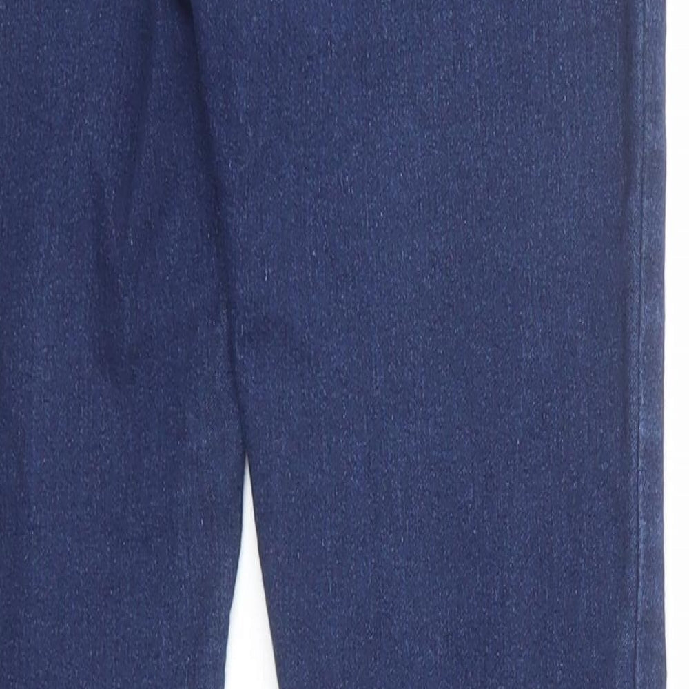Levi's Girls Blue Cotton Jegging Jeans Size 12 Years Regular Zip