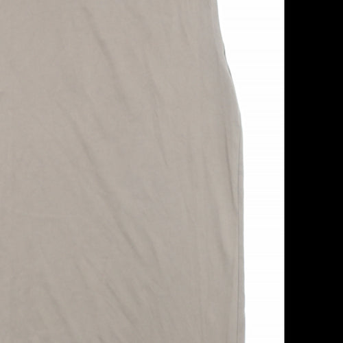 H&M Womens Brown Cotton A-Line Size S Round Neck Pullover