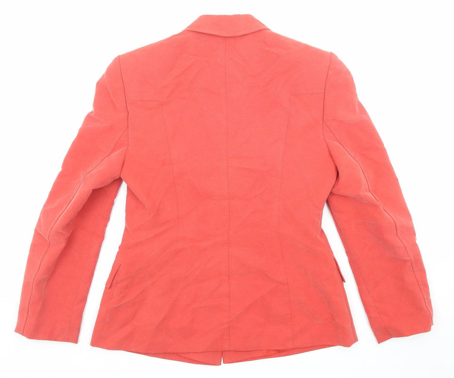 Platinum Womens Red Jacket Size 10 Button