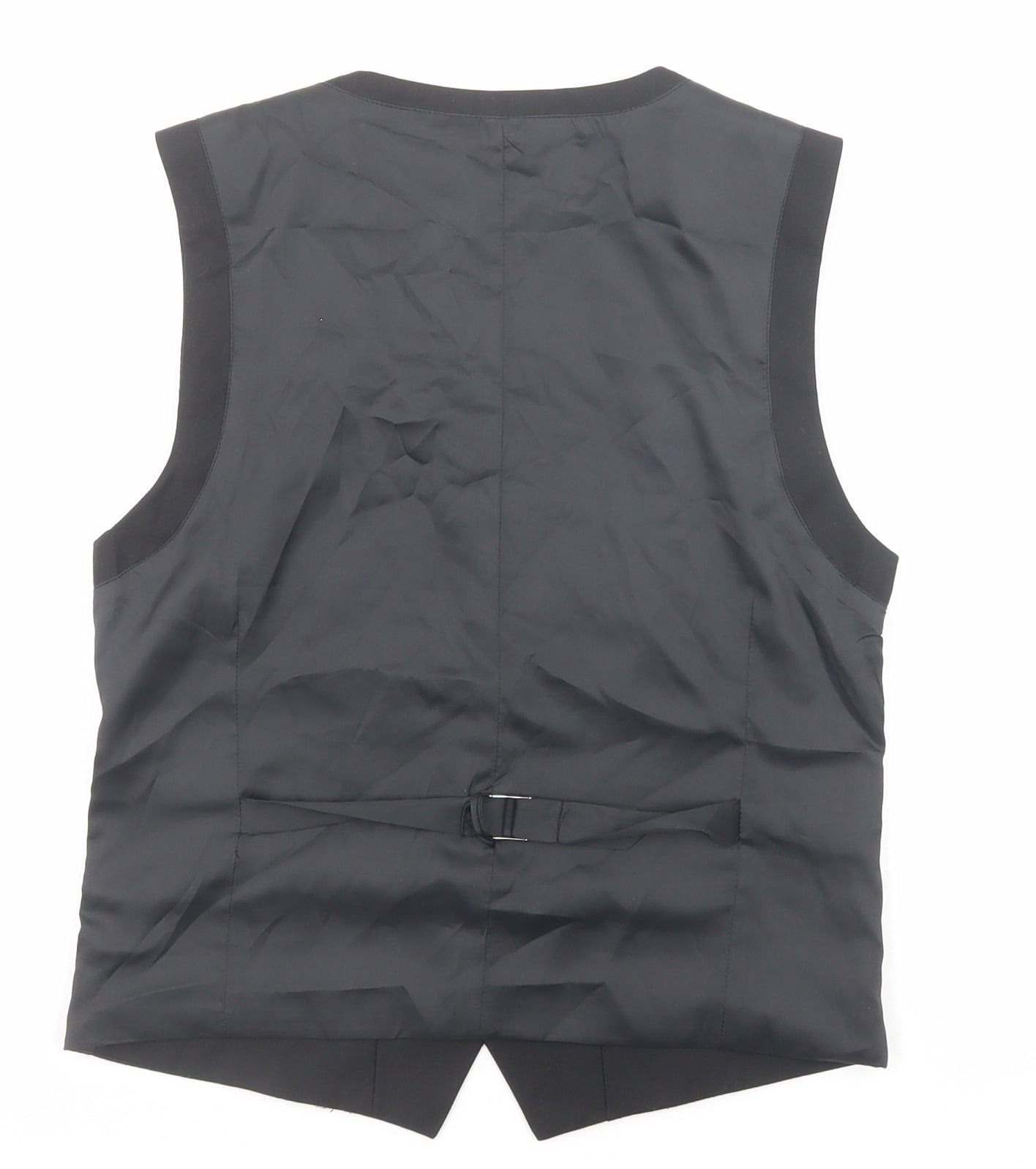 Debenhams Boys Black Jacket Waistcoat Size 12 Years Button