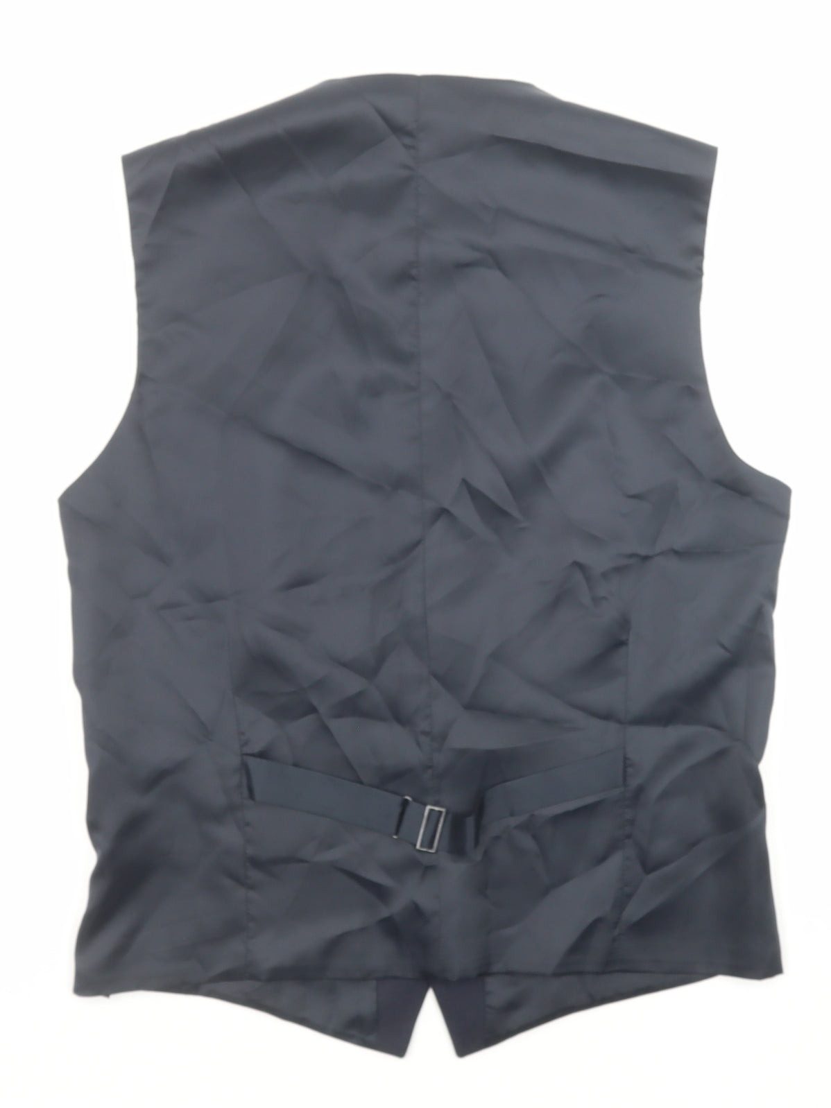 Racing Green Mens Blue Polyester Jacket Suit Waistcoat Size 38 Regular