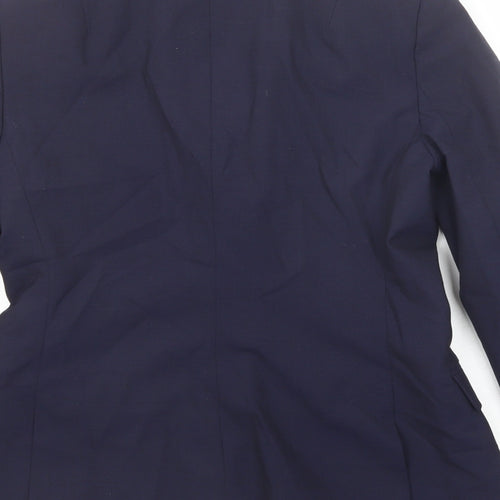 Banana Republic Womens Blue Wool Jacket Blazer Size 6