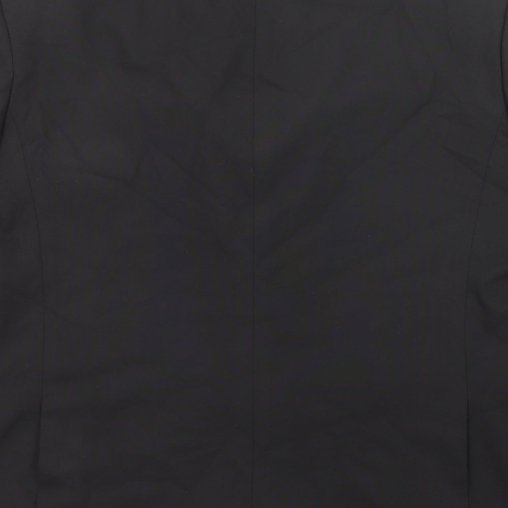Marks and Spencer Mens Black Polyester Tuxedo Suit Jacket Size 44 Regular