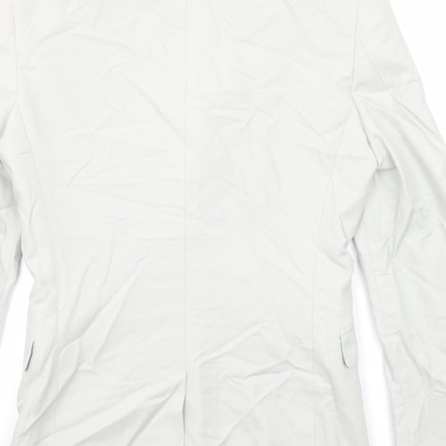 NEXT Mens White Cotton Jacket Suit Jacket Size 34 Regular