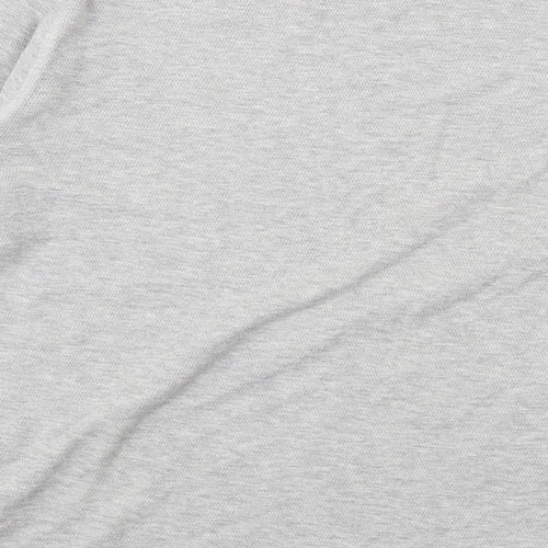 NEXT Womens Grey Cotton Basic T-Shirt Size 16 Round Neck