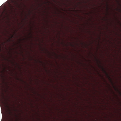 NEXT Mens Red Cotton Polo Size M Collared Button