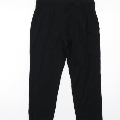 Marks and Spencer Womens Black Viscose Cropped Leggings Size 10