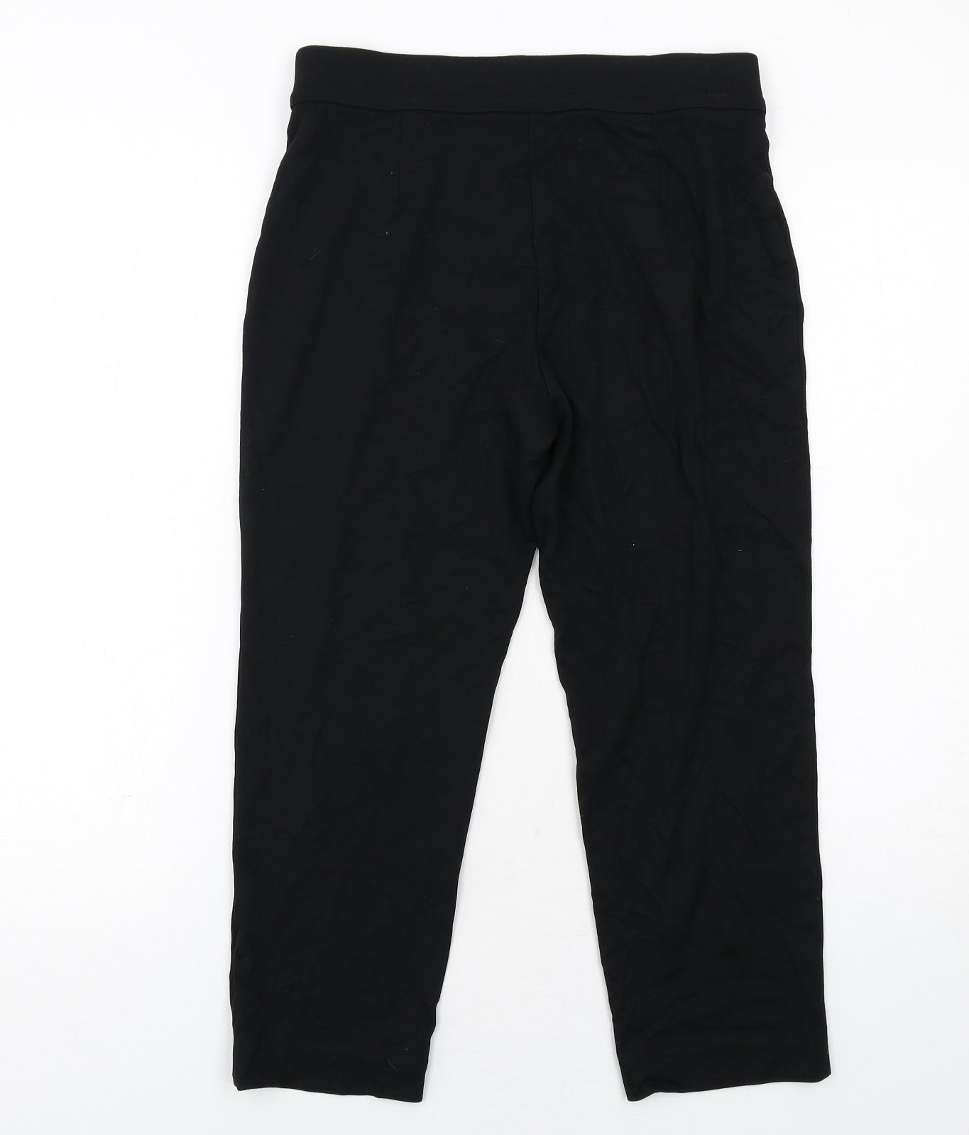 Marks and Spencer Womens Black Viscose Cropped Leggings Size 10