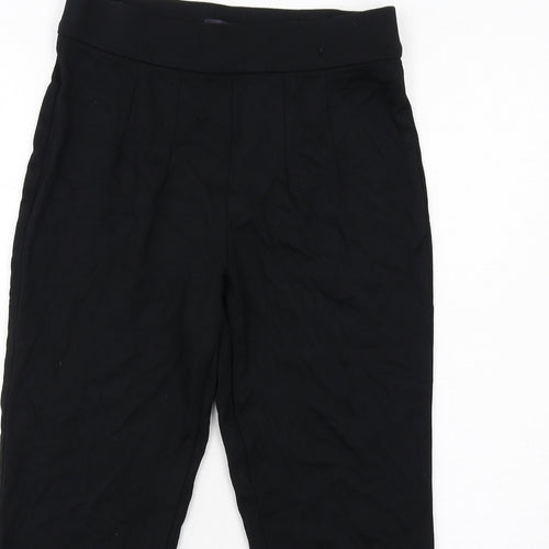 Marks and Spencer Womens Black Viscose Cropped Leggings Size 10