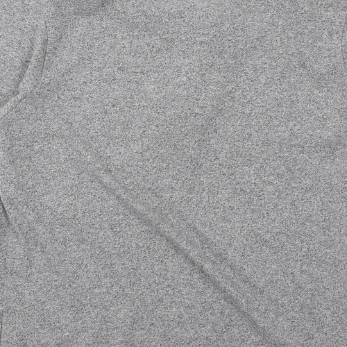 Onfire Mens Grey Cotton Polo Size M Collared Button