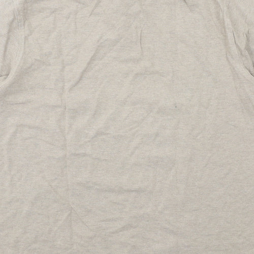 IZOD Mens Beige Cotton Polo Size S Collared Button