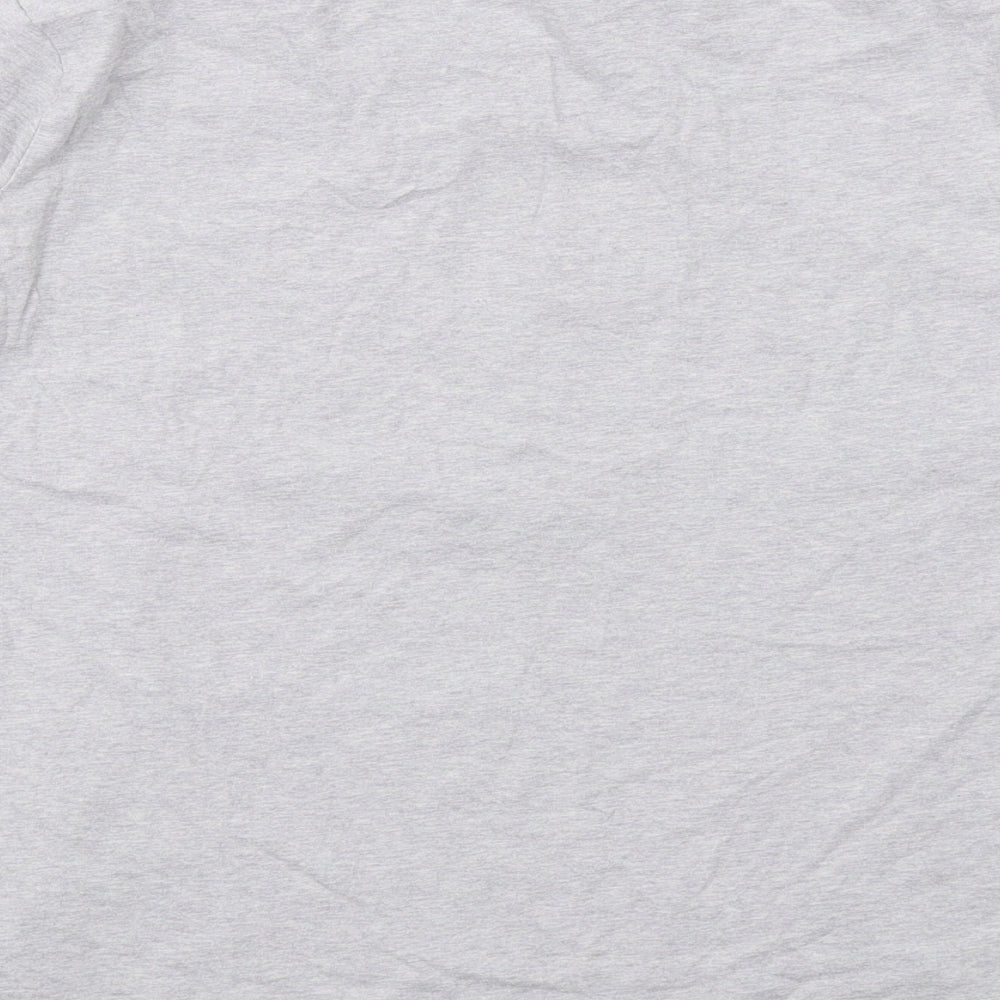 Disney Womens Grey Cotton Basic T-Shirt Size 18 Crew Neck - Minnie Mouse