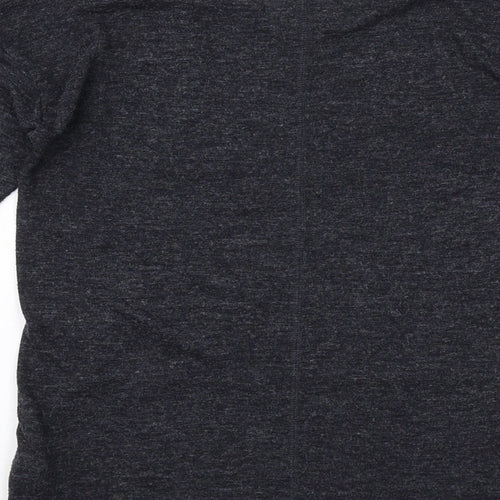 NEXT Womens Grey Polyester Basic T-Shirt Size 8 Round Neck