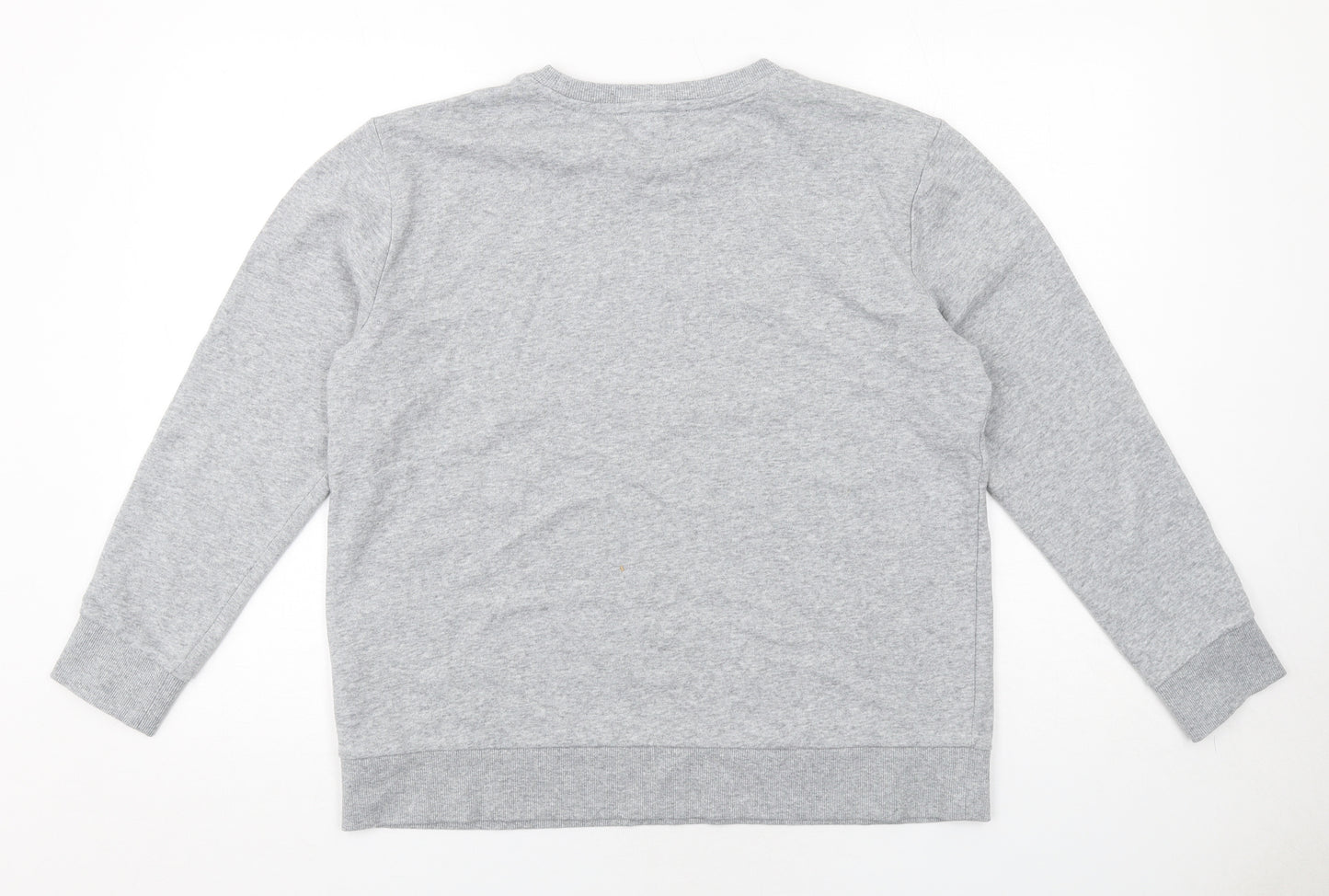 DKNY Womens Grey Cotton Pullover Sweatshirt Size M Pullover