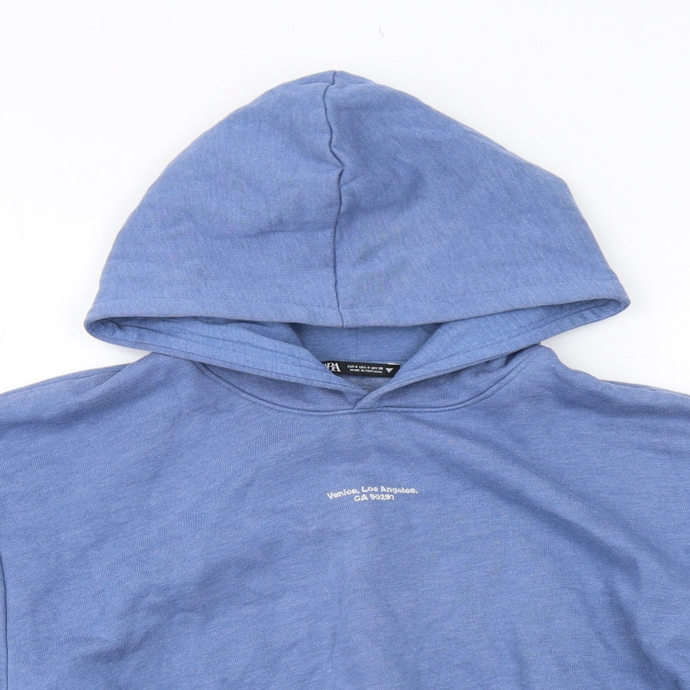 Zara Womens Blue Polyester Pullover Hoodie Size S Pullover - Venice, Los Angeles