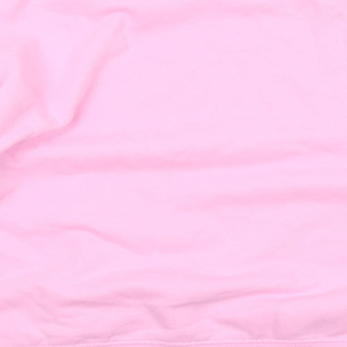 Disney Womens Pink Cotton Pullover Sweatshirt Size M Pullover - Minnie Mouse