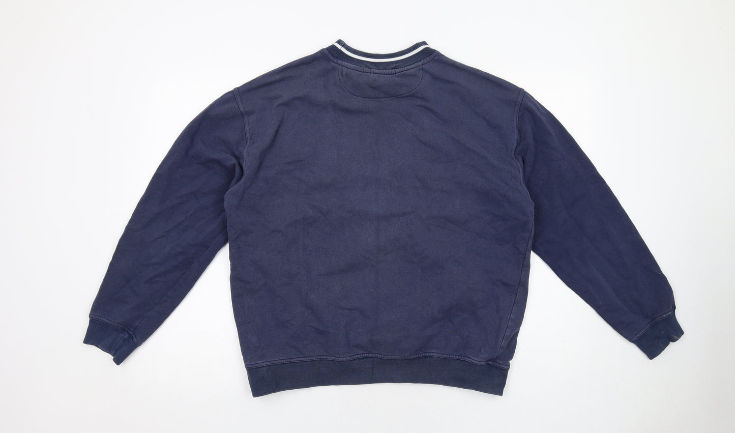 ellesse Mens Blue Polyester Pullover Sweatshirt Size S