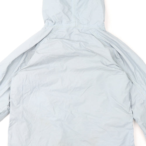 Regatta Womens Blue Rain Coat Coat Size 10 Zip