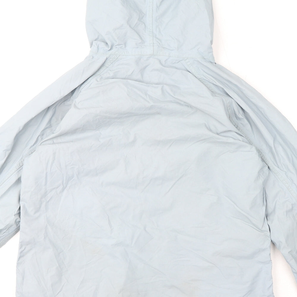 Regatta Womens Blue Rain Coat Coat Size 10 Zip