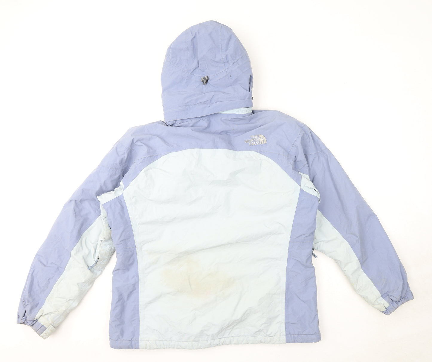 The North Face Womens Blue Rain Coat Coat Size XL Zip