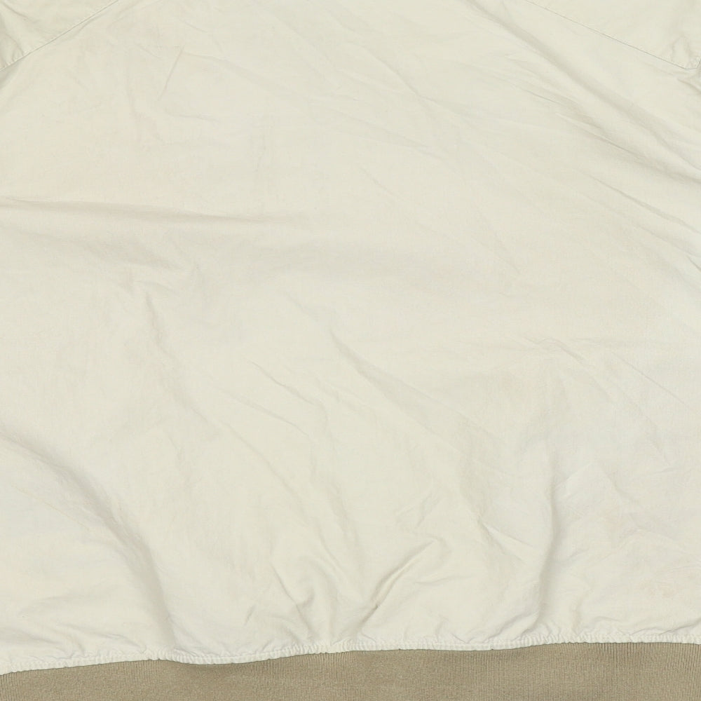 Barbour Mens Beige Bomber Jacket Jacket Size XL Zip