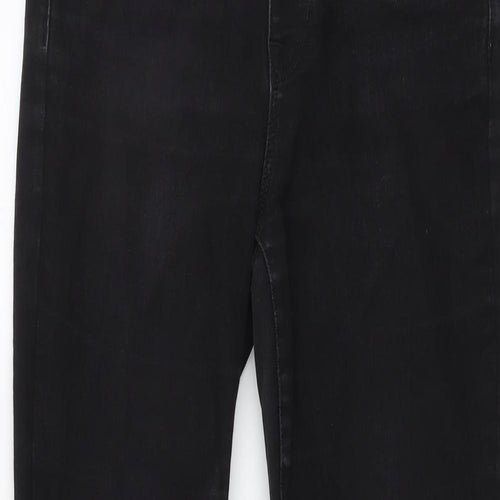 Gap Womens Black Cotton Skinny Jeans Size 30 in L29 in Regular Button