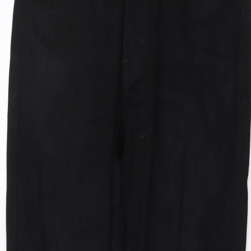 Levi's Mens Black Cotton Straight Jeans Size 30 in L30 in Regular Button