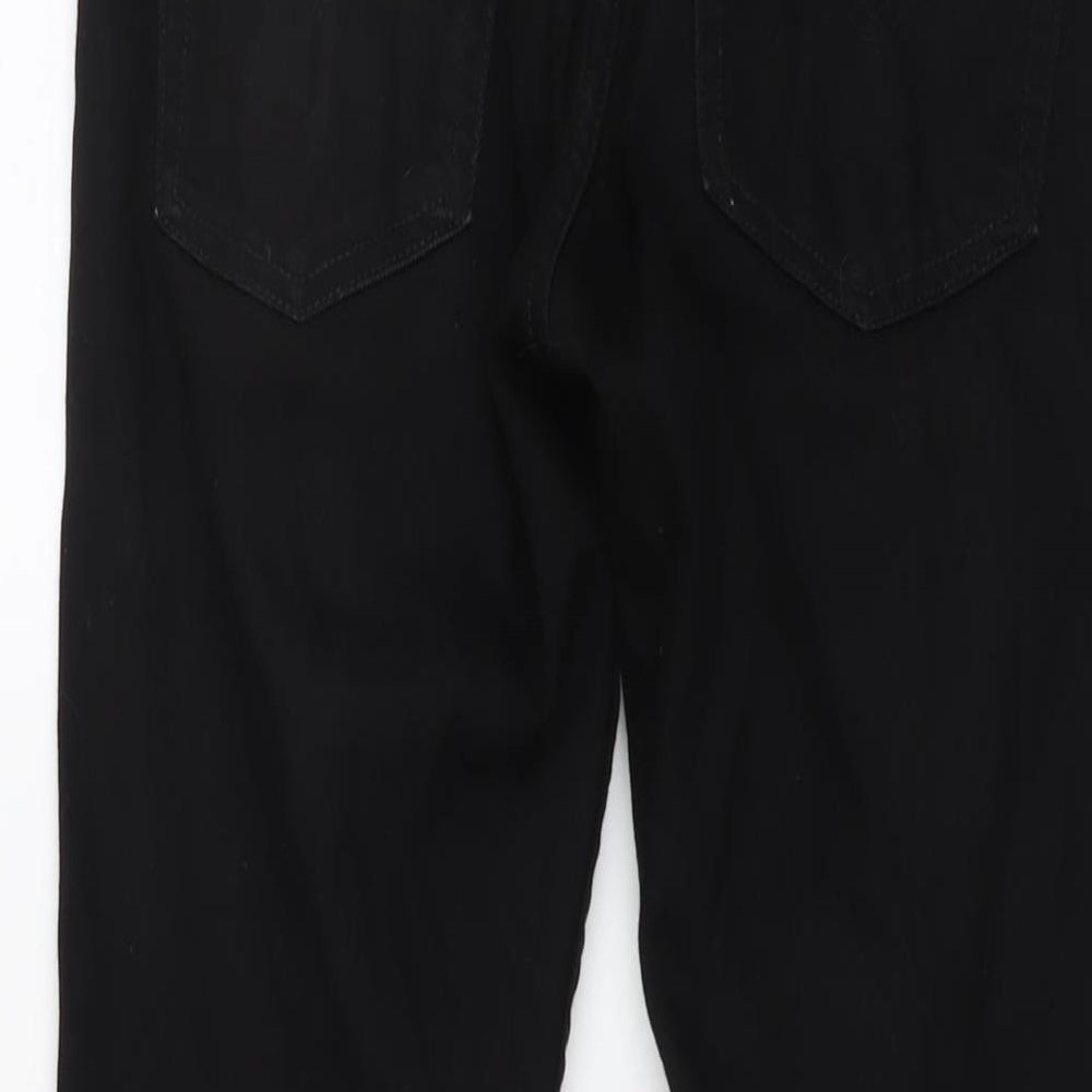 Levi's Mens Black Cotton Straight Jeans Size 30 in L30 in Regular Button