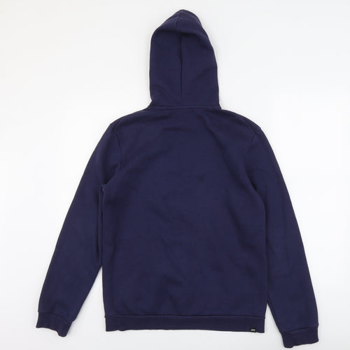 PUMA Boys Blue Cotton Pullover Hoodie Size 15-16 Years Pullover
