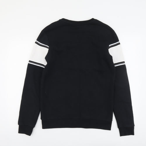 PRÉ London Mens Black Cotton Pullover Sweatshirt Size XS