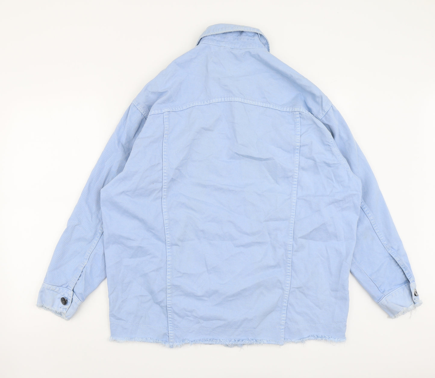 Zara Womens Blue Jacket Size M Button