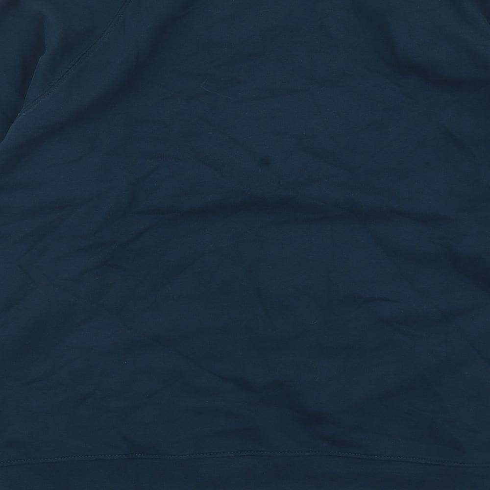Marks and Spencer Mens Blue Cotton Pullover Sweatshirt Size M