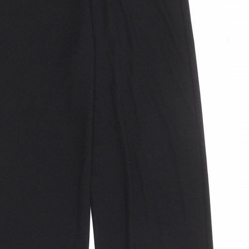 Nasty Gal Womens Black Polyester Dress Pants Trousers Size 10 Regular