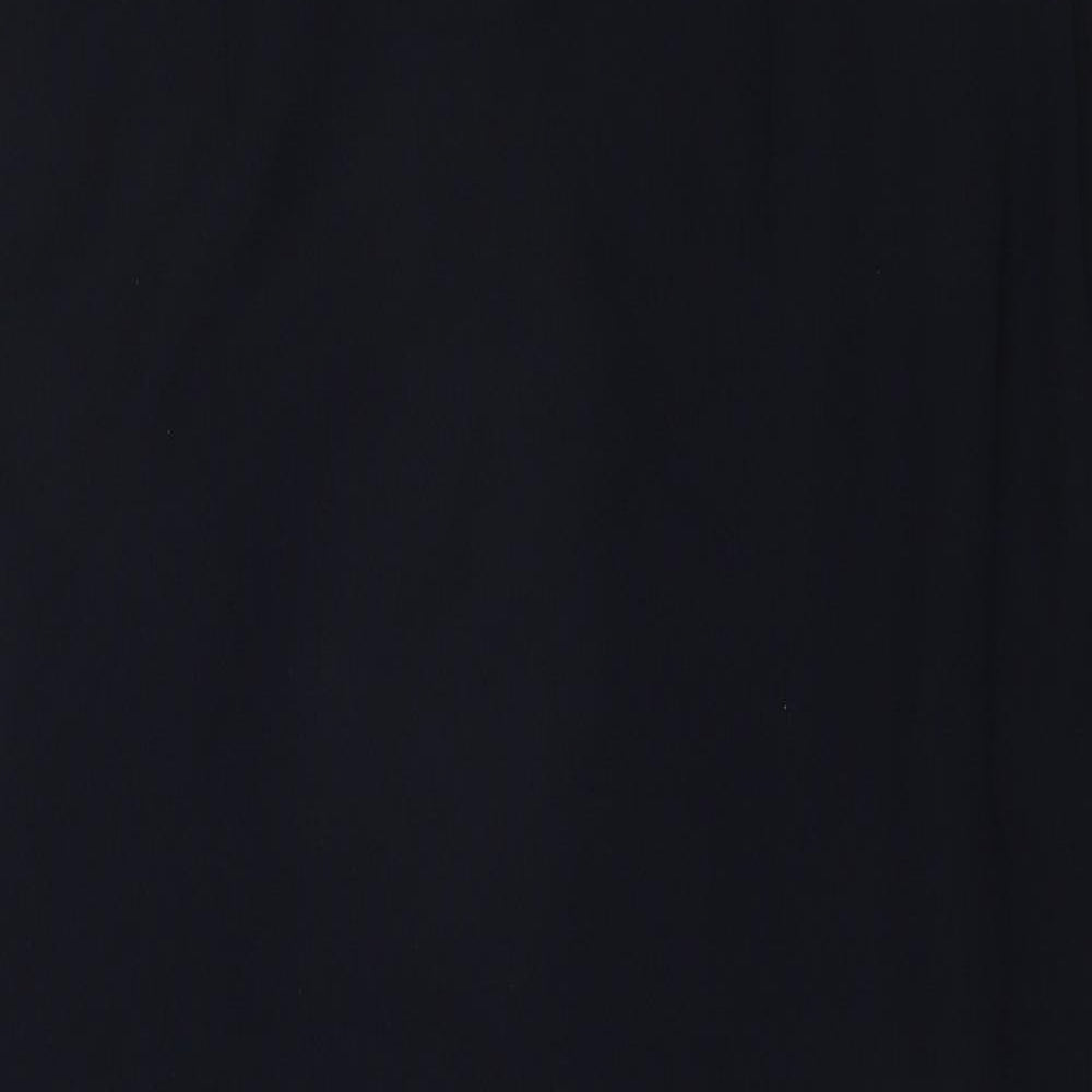 Wallis Womens Blue Polyester Straight & Pencil Skirt Size 14 Zip