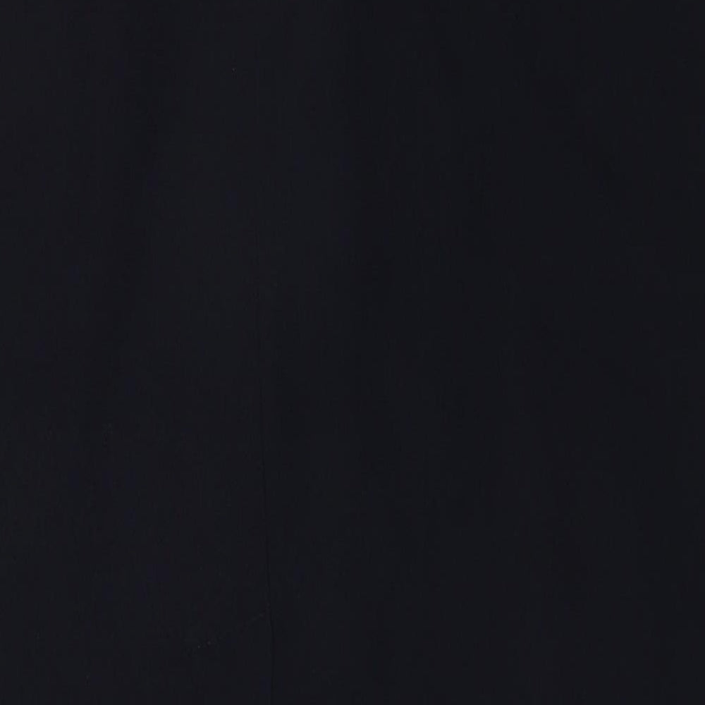 Wallis Womens Blue Polyester Straight & Pencil Skirt Size 14 Zip