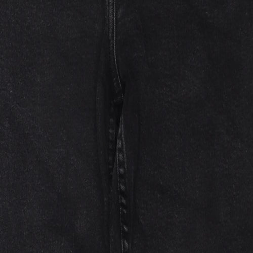 Cotton Traders Womens Black Cotton Straight Jeans Size 10 Regular Zip