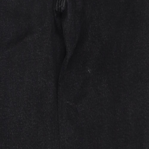 Cotton Traders Womens Black Cotton Straight Jeans Size 10 Regular Zip