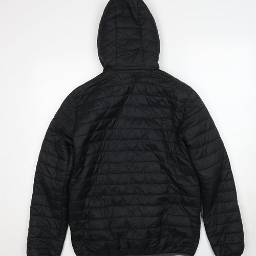 Trespass Mens Black Quilted Jacket Size XS Zip