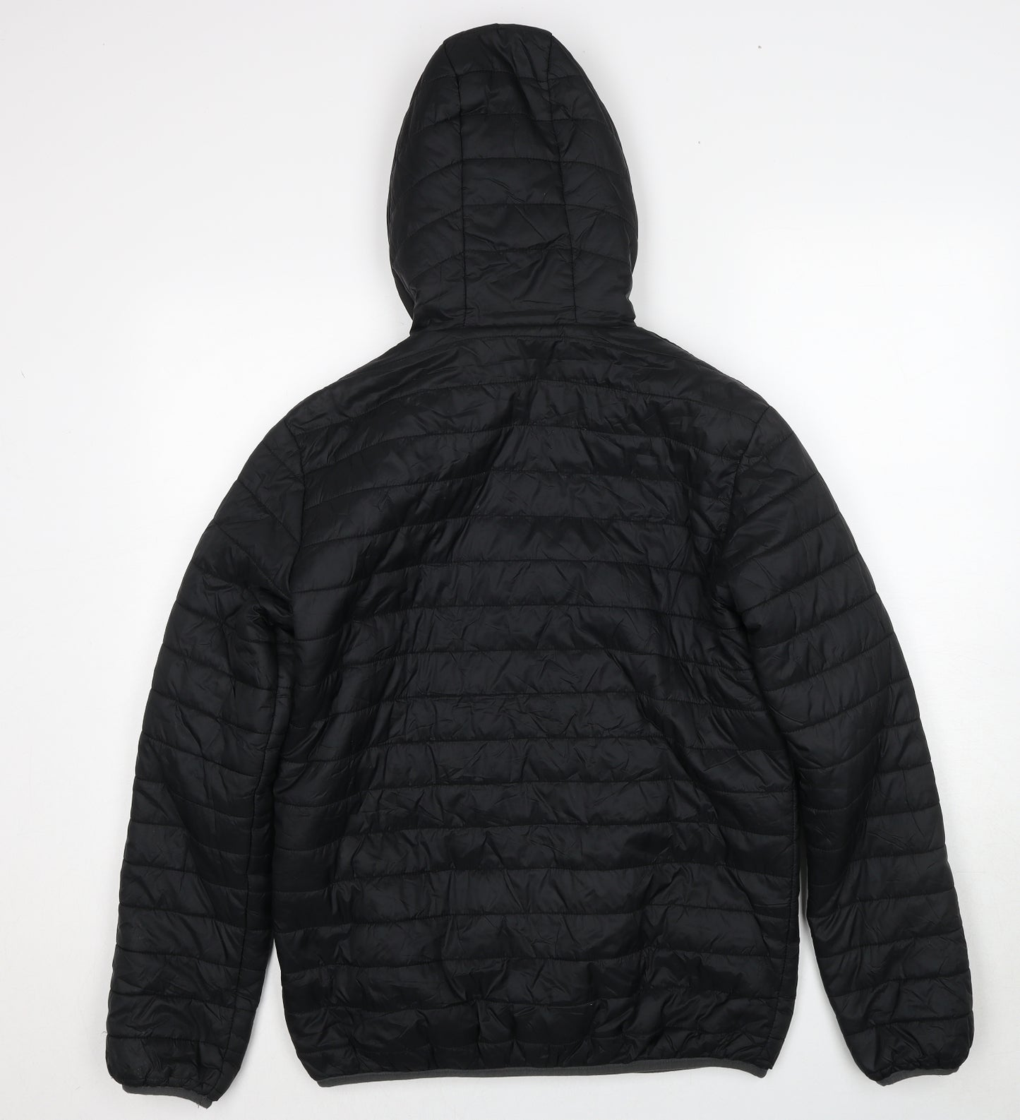 Trespass Mens Black Quilted Jacket Size XS Zip