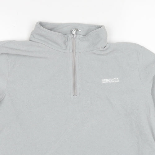 Regatta Womens Grey Polyester Pullover Sweatshirt Size 16 Pullover