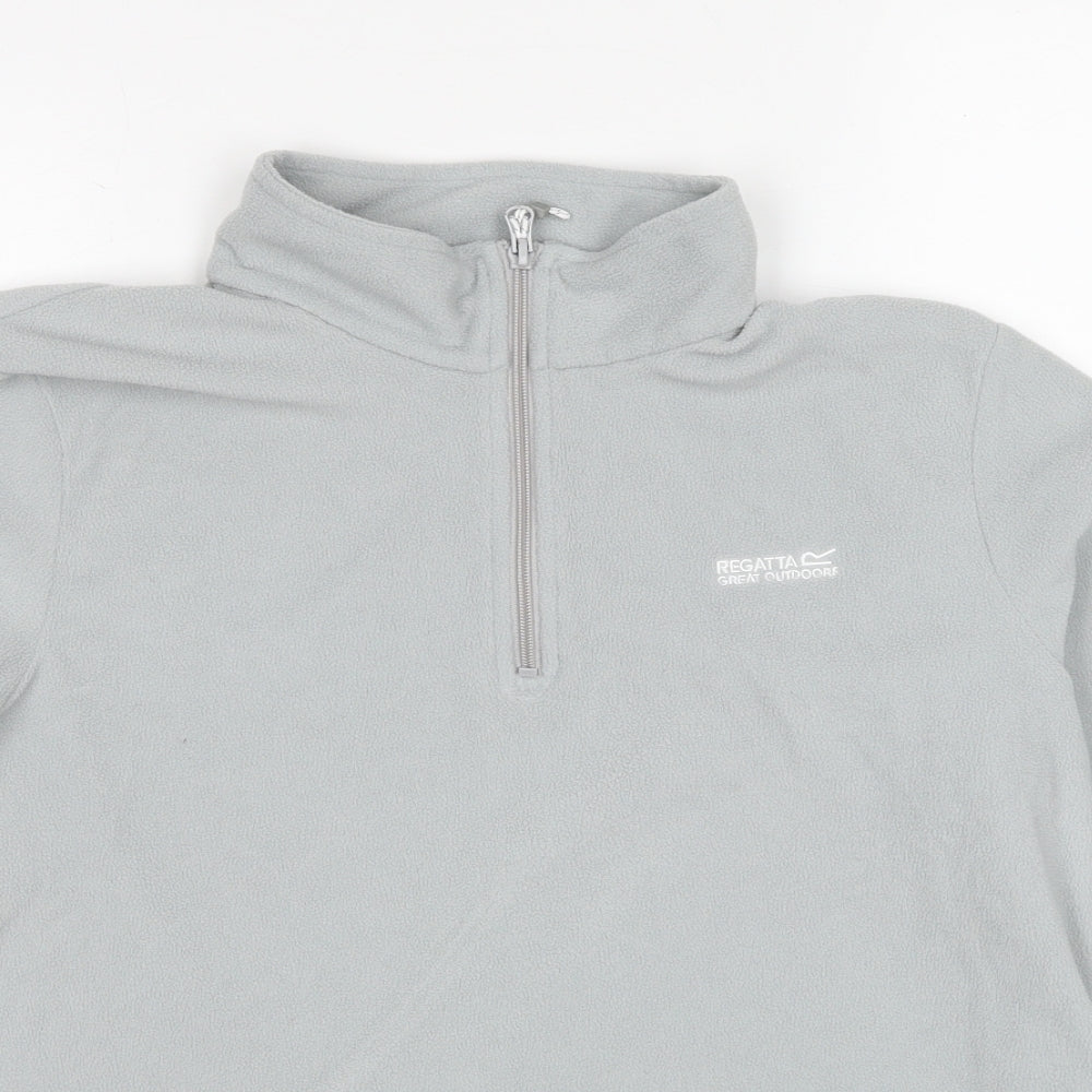 Regatta Womens Grey Polyester Pullover Sweatshirt Size 16 Pullover